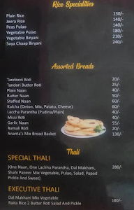 Anant Food menu 8