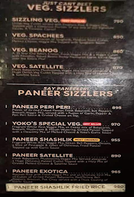 Yoko Sizzlers menu 5