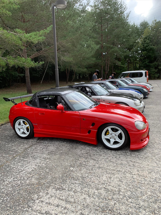 カプチーノのオープンツーリング・海王丸パーク・イジイジ・10月も宜しくお願いしますに関するカスタム事例の投稿画像5枚目