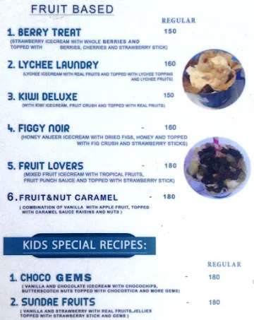 Iceberg menu 