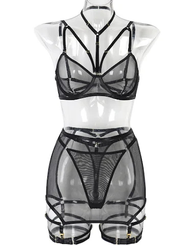 Ensemble de lingerie Lady Sexy troi - 2