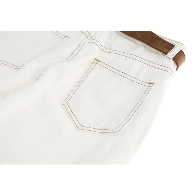 Pantalones de cintura alta y delgados hasta el tobillo, diseño de nueve puntos, corte tipo nabo. Elegancia y comodidad.