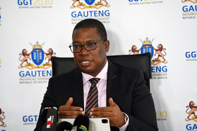 Gauteng premier Panyaza Lesufi.