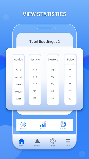 Screenshot Blood Pressure App: BP Monitor