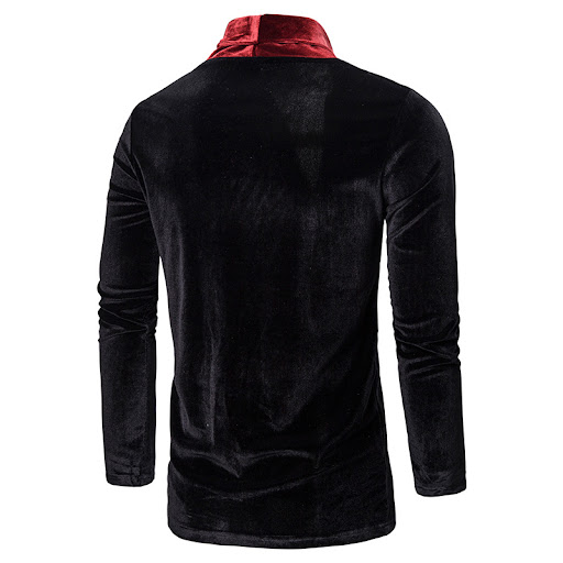 Title 2, Ouma Mens Placket Hit Color Personality Jacket...