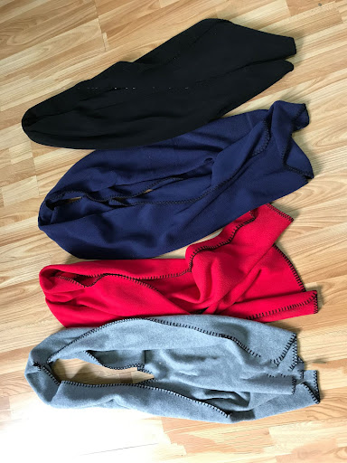 Title 5, Superfine fleece windproof big scarf all-match ...