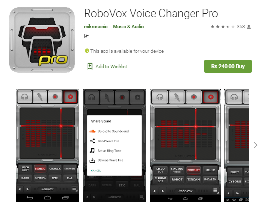 RoboVox Voice Changer