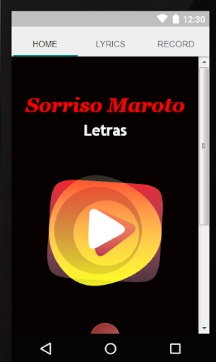 Letras Sorriso Maroto