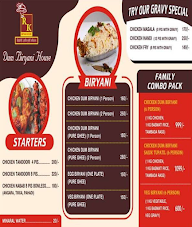 J S Biryani House menu 1