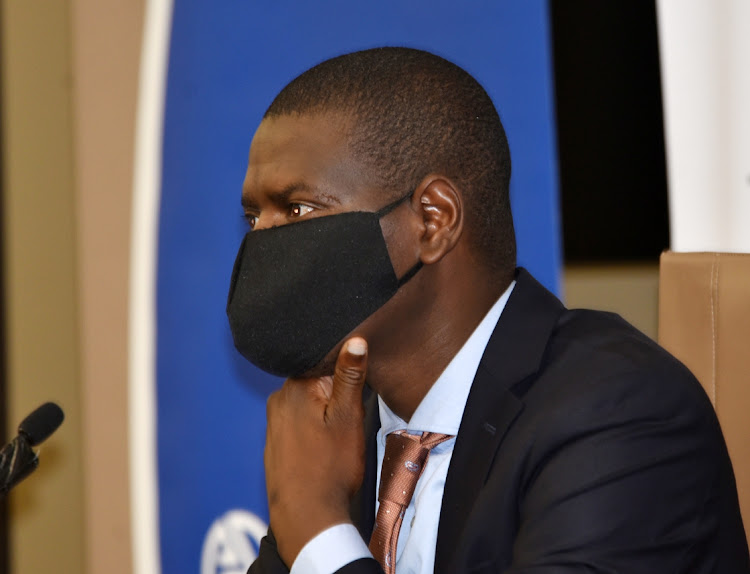 Former president Jacob Zuma will have access to television but will have to use the provided public telephones within the prison to make calls. He will not have a personal bodyguard at his side as the facility has its own security. Pictured is correctional services minister Ronald Lamola. File image