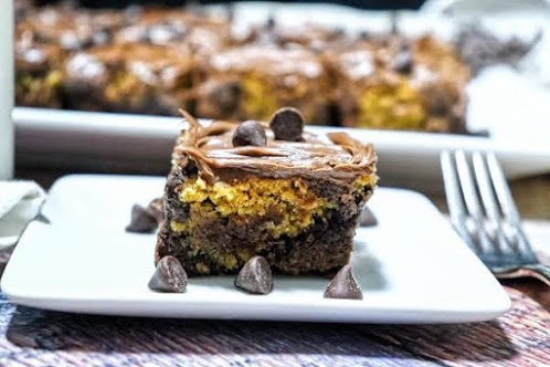 Quick and Easy Chocolate Chip Cookie Dough Brownies