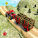 Drive Tractor trolley Offroad Cargo icon