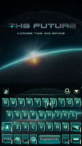 The Future theme for iKeyboard