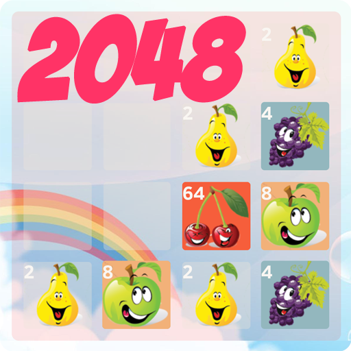 2048 Fruits puzzle icon