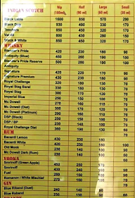 Ganesh Palace Restaurant & Bar menu 1