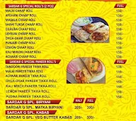 Sardar G Malai Chaap Junction menu 1