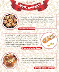 Ashu Sweets And Bakers menu 7