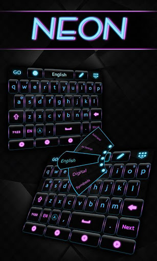 Neon GO Keyboard Theme