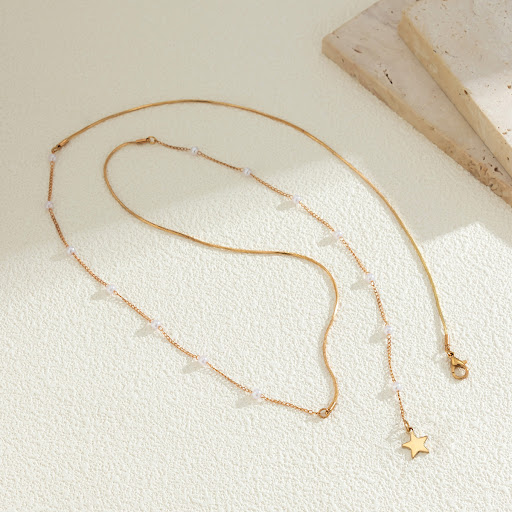 Title 3, Niche Design Pearl Necklace Simple for women. A...