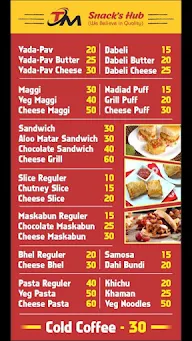 Tm Snack's Hub menu 1