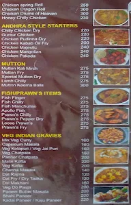 Hotel Manu Residency menu 4