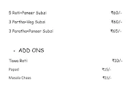 Siya Punjabi Tiffin menu 2