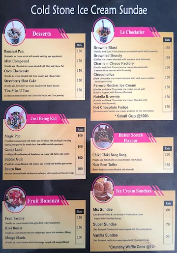 Elango menu 