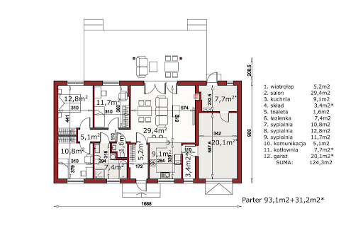 Nina 2 Nova D 37 - Rzut parteru