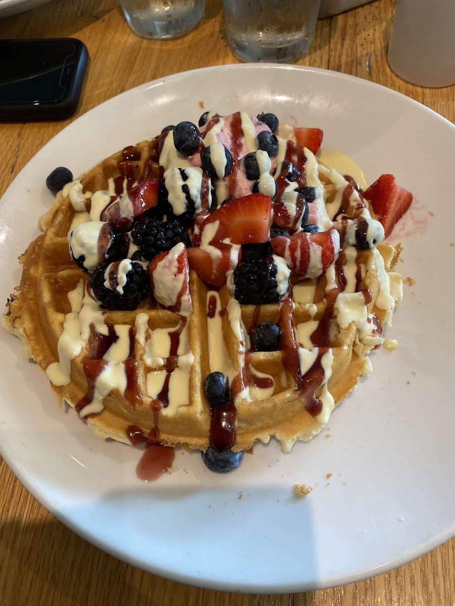 GF Berry bliss belgian waffle