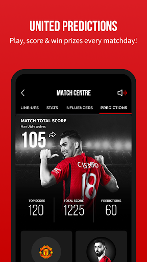 Screenshot Manchester United Official App