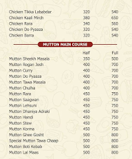 Lucknow Kitchen menu 1