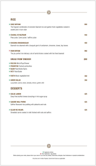 Lavana - Hyatt Regency Gurgaon menu 5