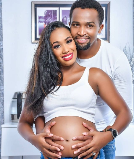 Paskal Tokodi and Grace Ekirapa show off their baby bump