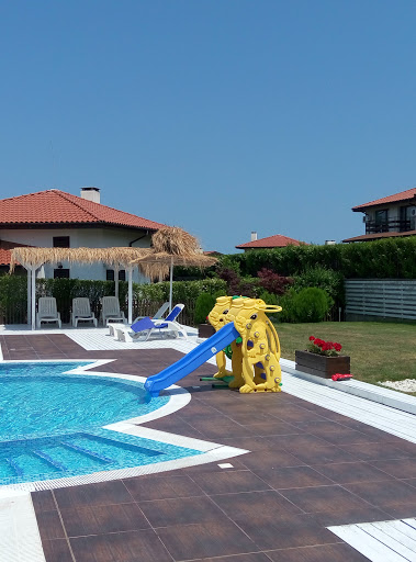 Playground by the pool