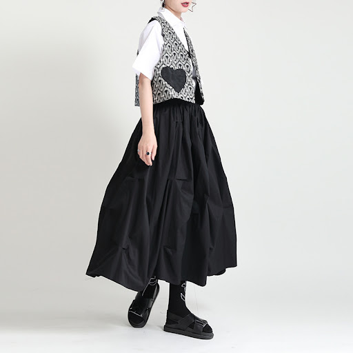 Title 4, Dark Summer Loose High Waist Mid-length Design ...