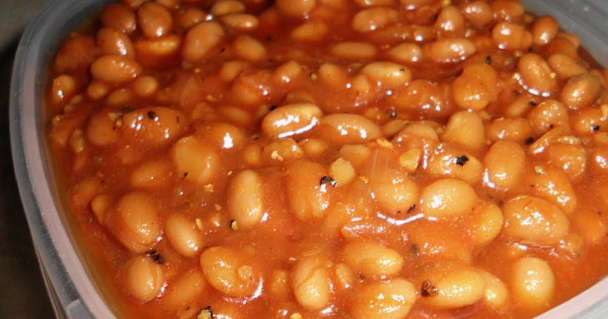 Baked Beans-low fat, low sodium | Just A Pinch Recipes