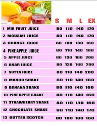 Best Juice Corner menu 1