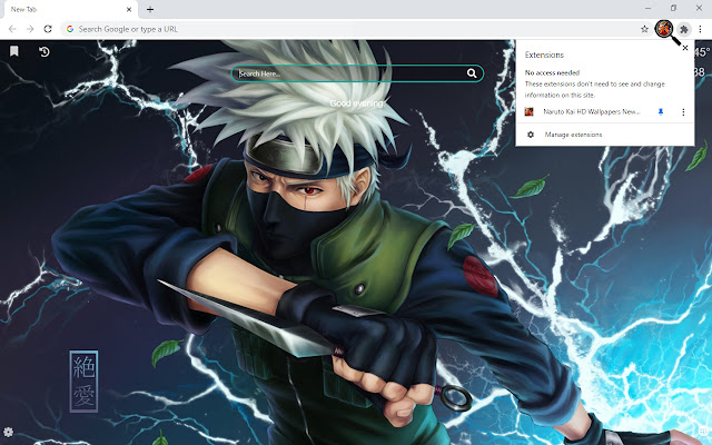 Naruto Kai Best Wallpaper New Tab