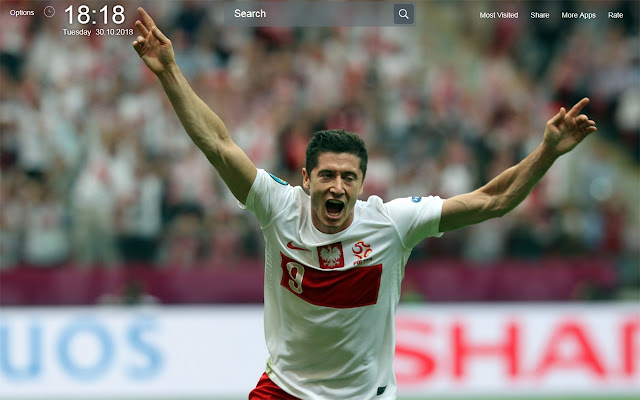 Robert Lewandowski Wallpapers Theme New Tab