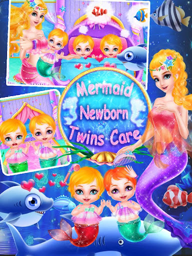 Mermaid Newborn Twins Care