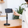 Giá Đỡ Điện Thoại Livestream, Đế Chân Tròn Để Bàn Có Điều Chỉnh, Quay 360 (Sp001805 ) Shop Phúc Yến