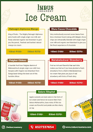 Indus Creamery menu 1
