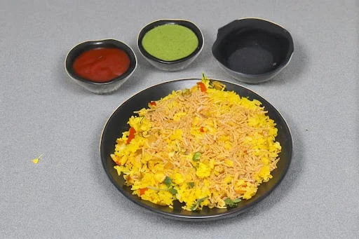 Poha With Bhujia [Serves 1]