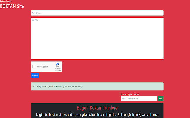 BOKTAN site chrome extension