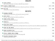 Aura - Sky Bar & Brewhouse menu 1