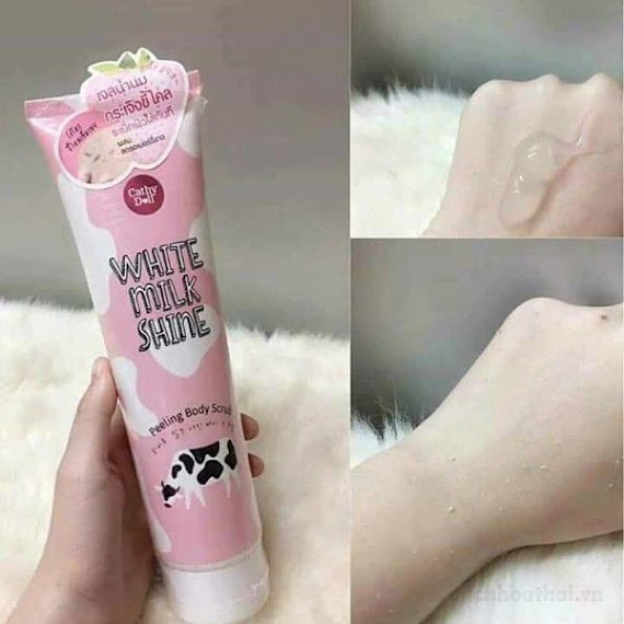 Gel Tẩɏ Tế Bào Chết Toàn Thân White Milk Shine Peeling Body Scrub Thái Lan