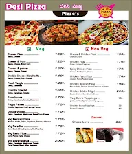 Desi Pizza menu 1