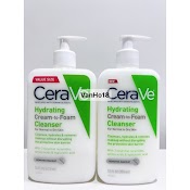 Sữa Rửa Mặt Tẩy Trang Cerave Hydrating Creamtofoam Cleanser 473Ml