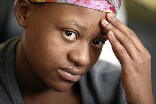 Zandile Zolo, the mother of a stillborn baby who was incinerated with medical waste at Pholosong Hospital in Tsakane, Ekurhuleni./ANTONIO MUCHAVE