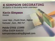 K Simpson Decorating  Logo